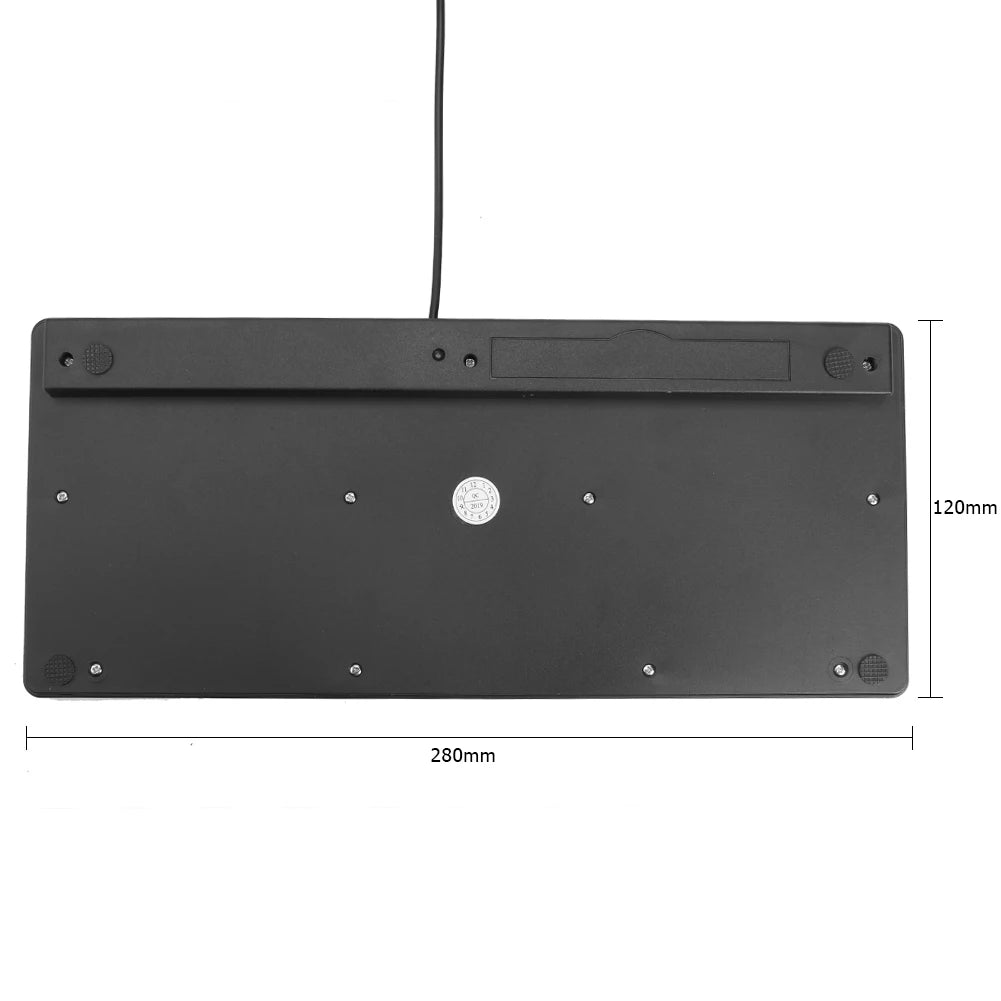 Hot Sale Keyboard Classic Delicate K1000 Super Slim USB Mini Multimedia Wired Keyboard 78 Keys Kaypad for Notebook