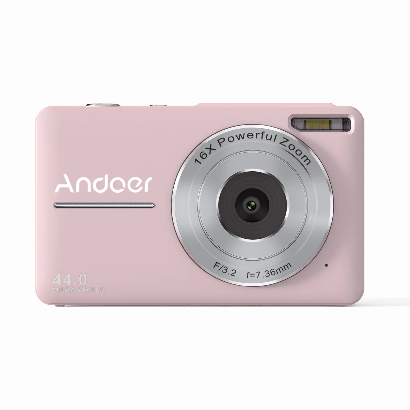 Andoer Portable 1080P Digital Camera Video Camcorder 44MP Auto Focus 2.5 IPS Screen 16X Digital Zoom Anti-shake Gift for Kids