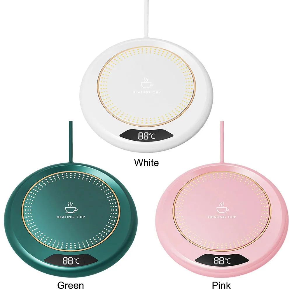 USB Coffee Mug Warmer 3 Temperature Setting Electric Beverage Warmer Coffee Cup Warmer for Coffee Milk Tea Beverage