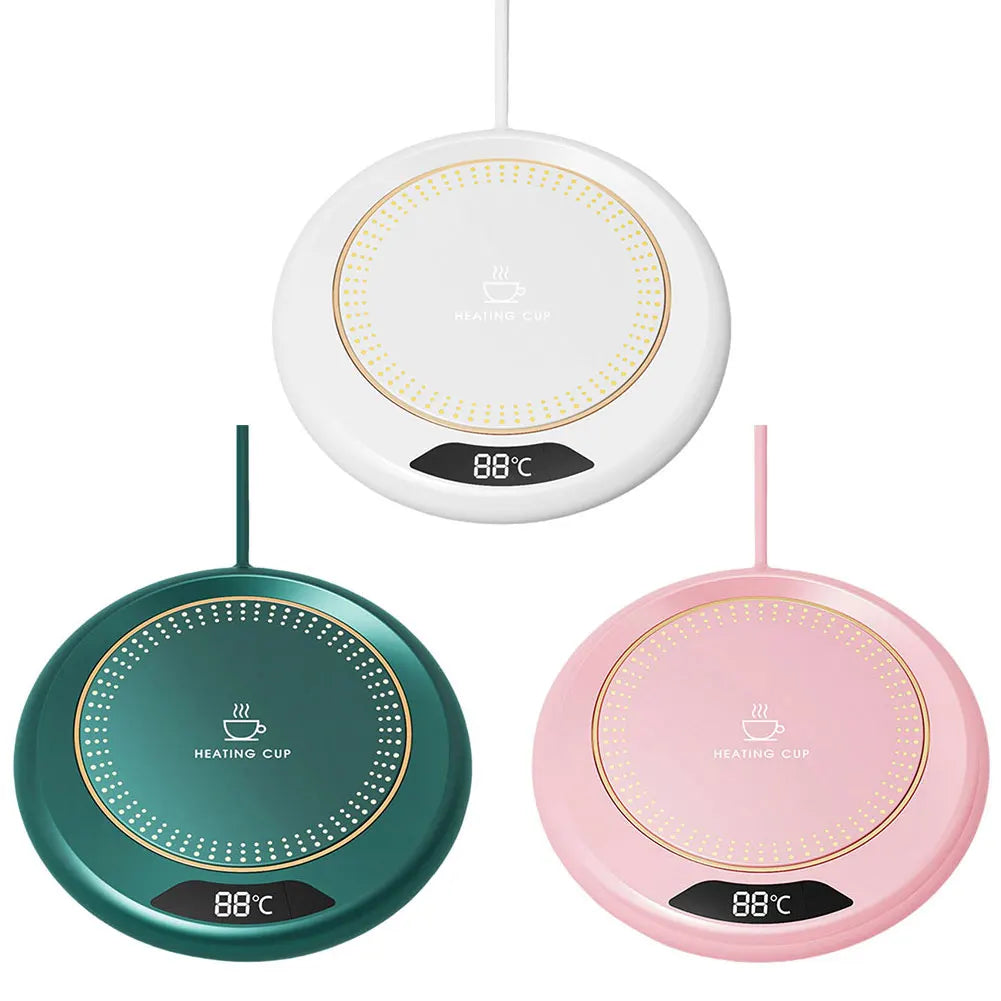 USB Coffee Mug Warmer 3 Temperature Setting Electric Beverage Warmer Coffee Cup Warmer for Coffee Milk Tea Beverage