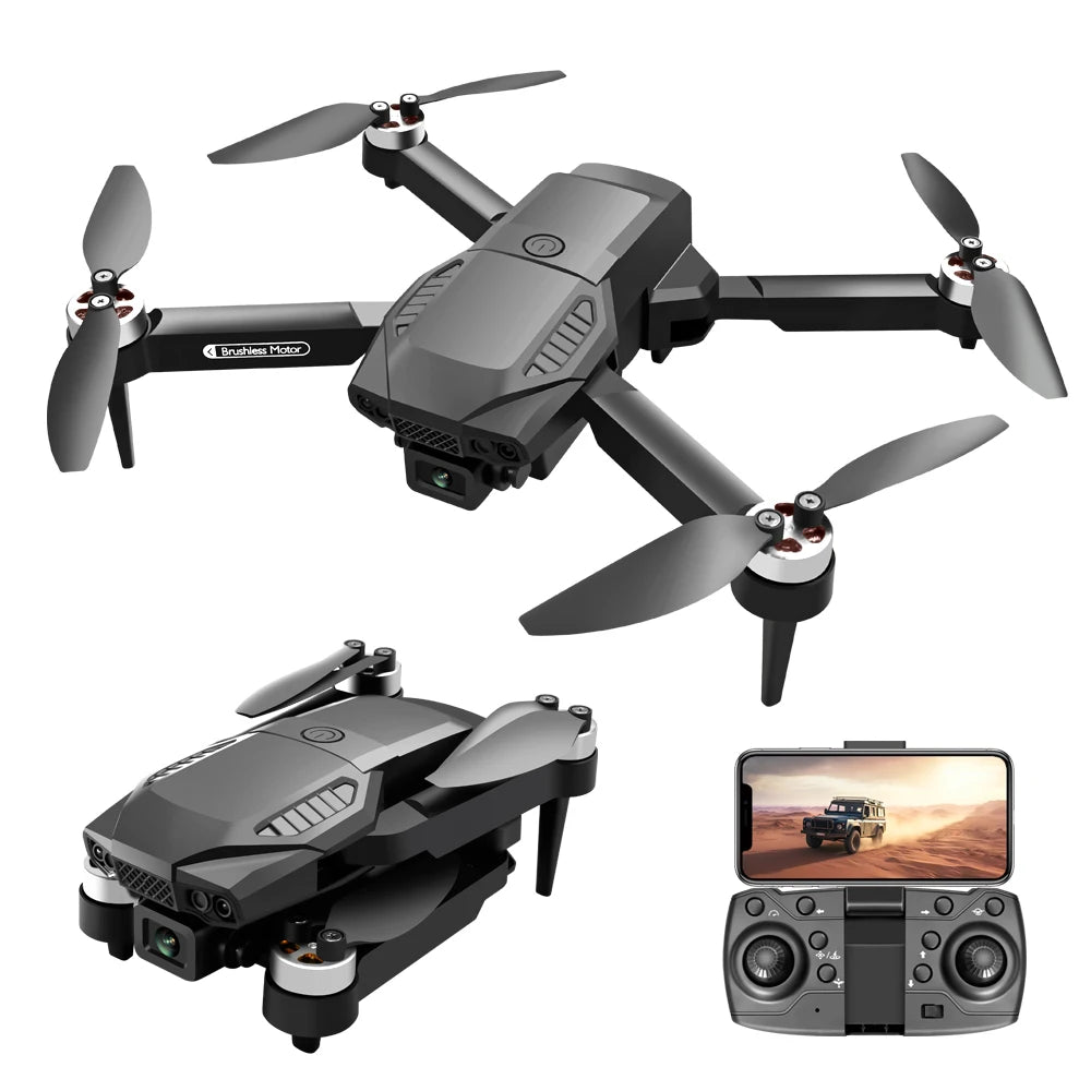 2025 F198 Drone Professional Dual Camera With 1080P WIFI FPV HD Aerial Photography Wide Angle Brushless RC Foldable Quadcopter