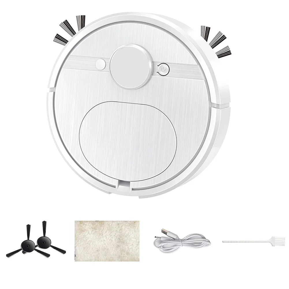 3 In 1 Robot Vacuum Cleaner Multi-Purpose Intelligent Wiping Floor Robot Automatic Cleaning Machine for Pet Hair Carpets Floors