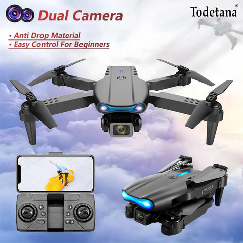 E99 Pro Drone Quadcopter with HD 6K Photography Four Axis RC Handle Altitude Fixation UAV Helicopter Toy for Aerial Photography