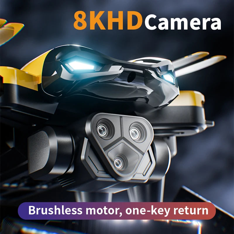 KBDFA New M5 Max Drone 8K Professinal 4K HD Camera Wide Angle Optical Flow Localization Brushless Motor RC Quadcopter Apron Sell