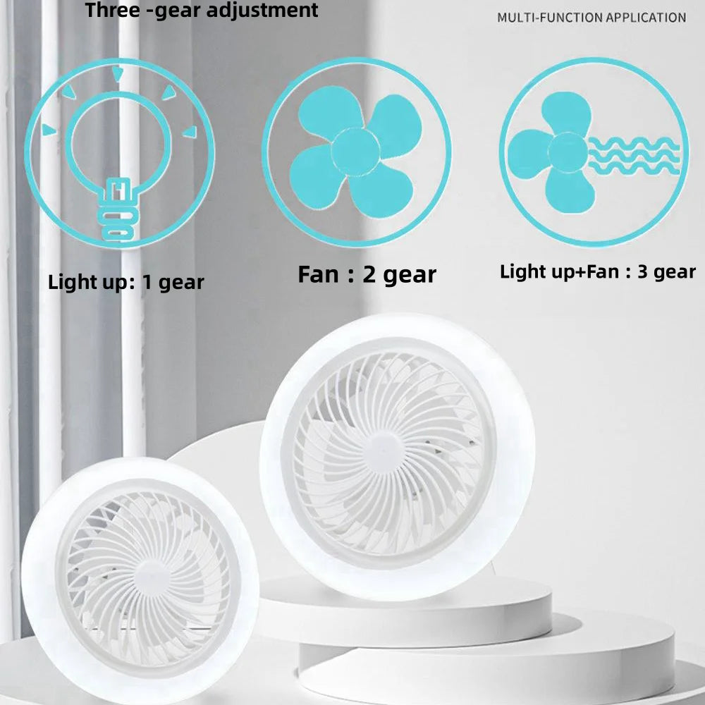 LED light fan
