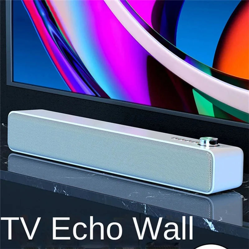 Original  Bluetooth Subwoofer Soundbar TV Audio Echo Wall Computer Speaker Home Theater Music Wireless Blueooth Speaker Gift